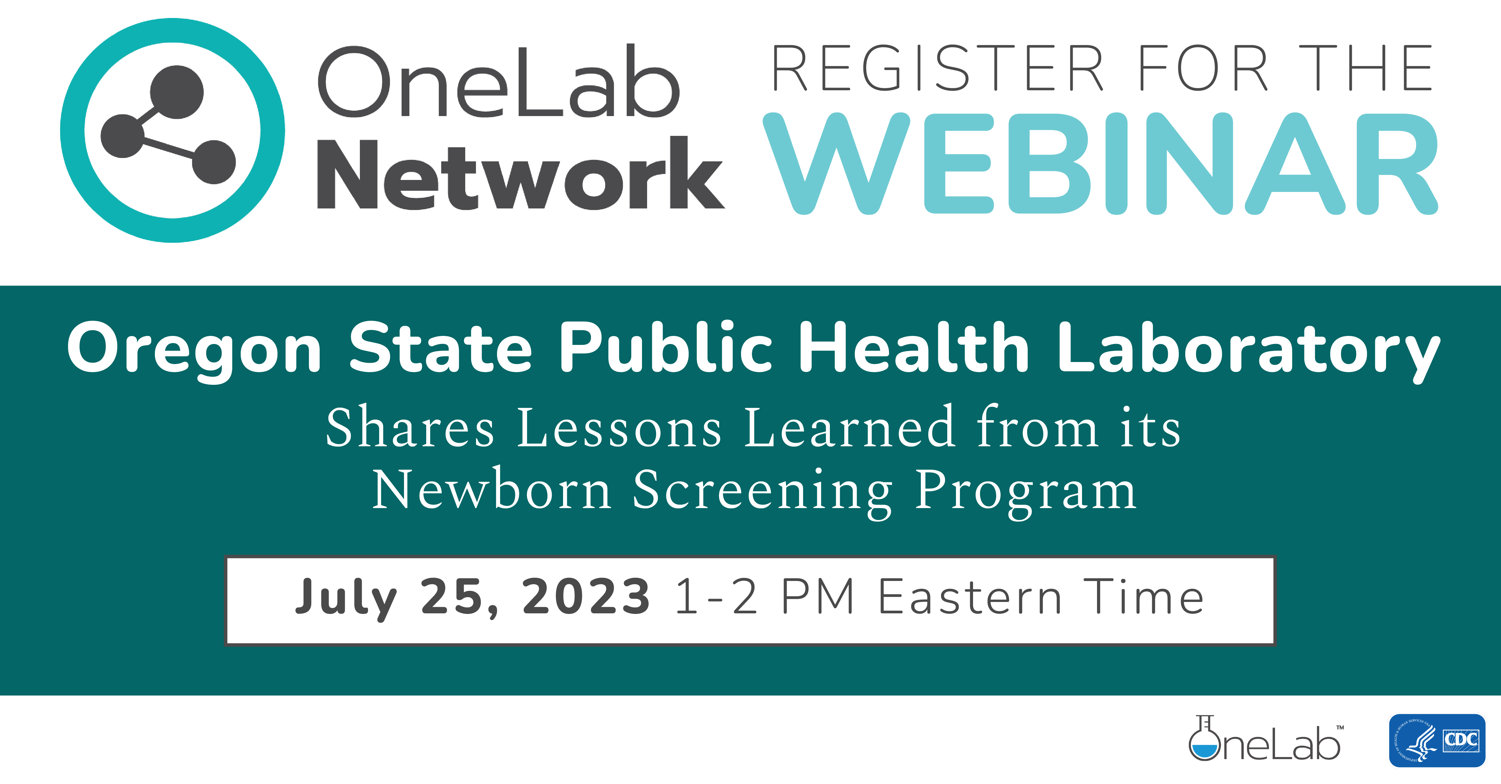 Network event Oregon State Public Health Shares Lessons learned 