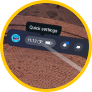 VR Quick Settings